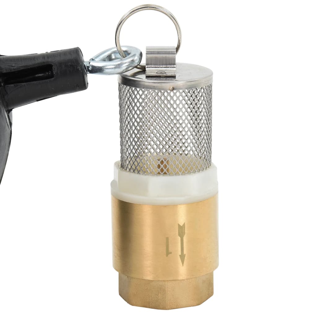 sugeslange med messingkoblinger 1,1" 15 m PVC grøn