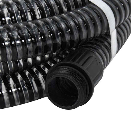sugeslange med messingkoblinger 1,1" 7 m PVC sort