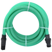 sugeslange med messingkoblinger 1" 4 m PVC grøn