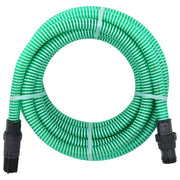 sugeslange med messingkoblinger 1" 7 m PVC grøn