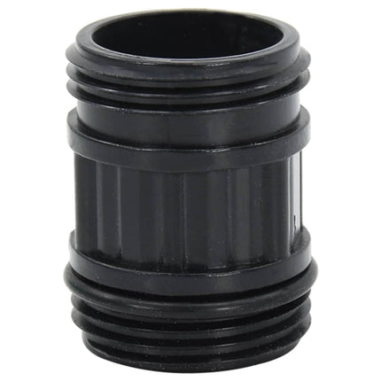 sugeslange med messingkoblinger 1" 10 m PVC sort