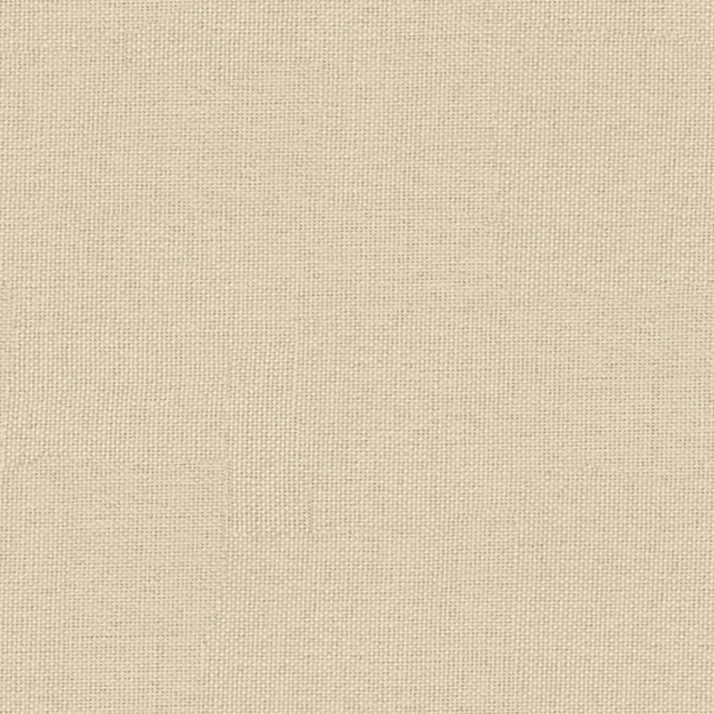 eldrevet lænestol stof Cremefarvet