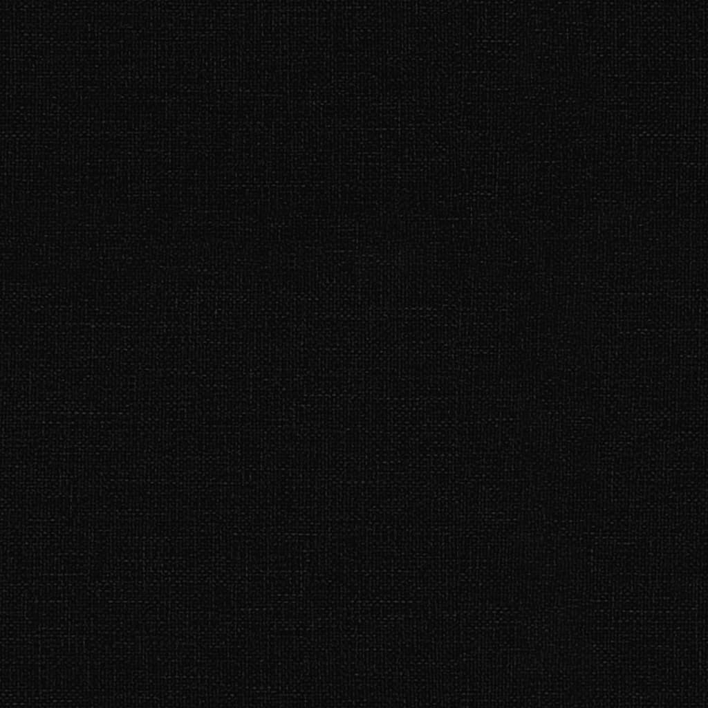 eldrevet lænestol stof sort