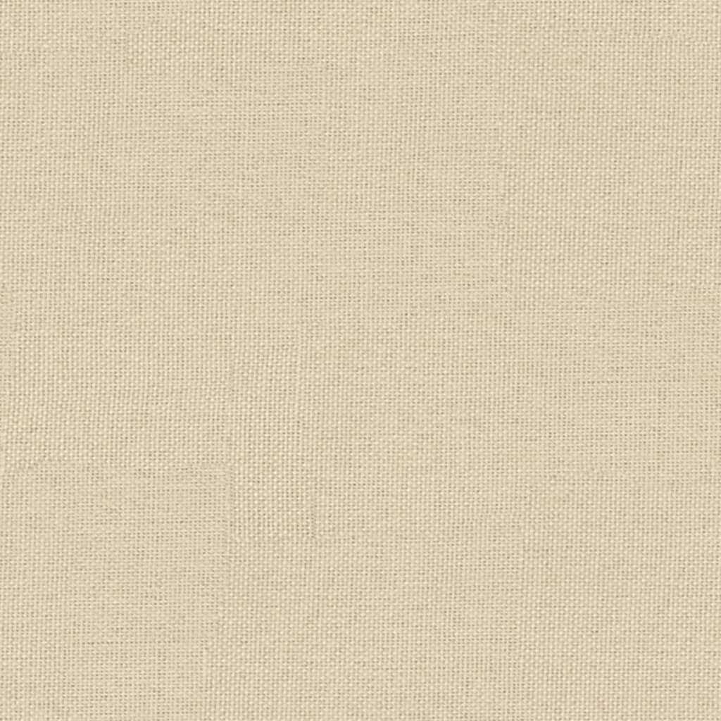 eldrevet lænestol stof Cremefarvet