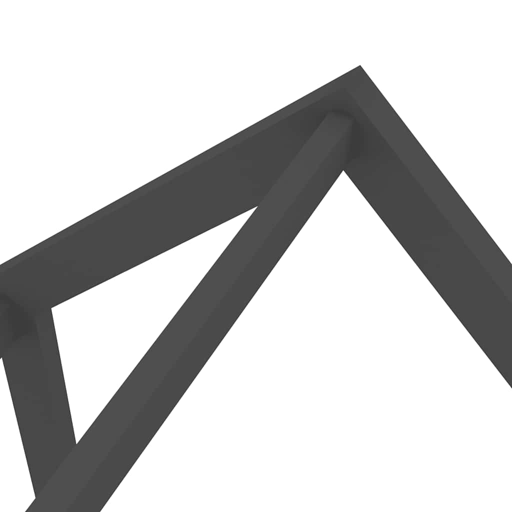 sengestel til børn + skuffe 80x160 cm massivt fyrretræ mørkegrå