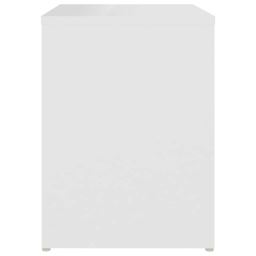 sengeborde 2 stk. 40x30x40 cm konstrueret træ hvid