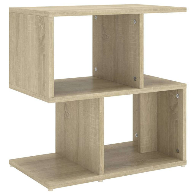 sengebord 50x30x51,5 cm konstrueret træ sonoma-eg
