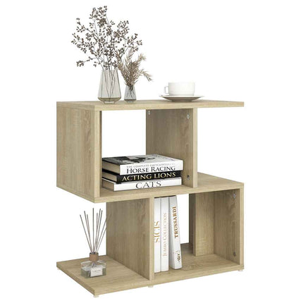 sengebord 50x30x51,5 cm konstrueret træ sonoma-eg