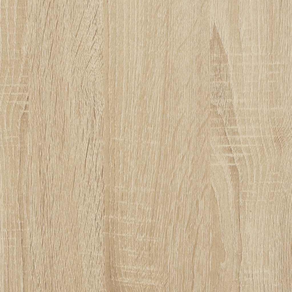 væghængt skoskab 60x18x60 cm konstrueret træ sonoma-eg