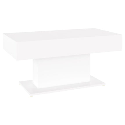 sofabord 96x50x45 cm konstrueret træ hvid