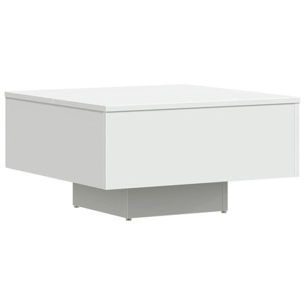 sofabord 60x60x31,5 cm konstrueret træ hvid