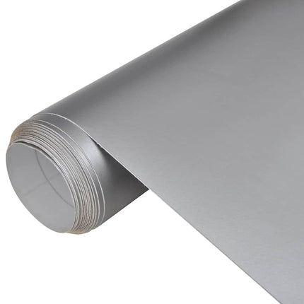 bilfolier 2 stk. 100x150 cm mat sølvfarvet