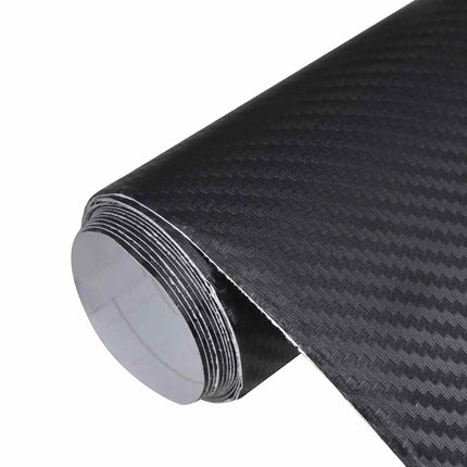 bilfolier 2 stk. 100x150 cm + 50x150 cm 3D sort