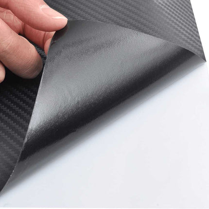 bilfolier 2 stk. 100x150 cm + 50x150 cm 3D sort