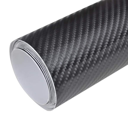 bilfolier 2 stk. 100x150 cm + 50x150 cm 4D sort