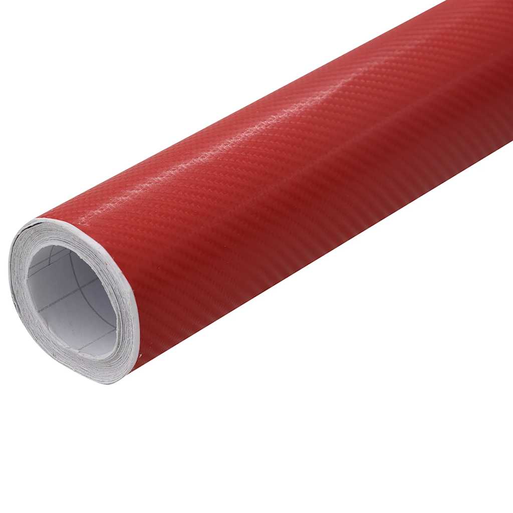 bilfolier 2 stk. 100x150 cm 4D rød