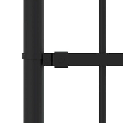 havehegn Woerden med spydtop sort 240x125 cm stål