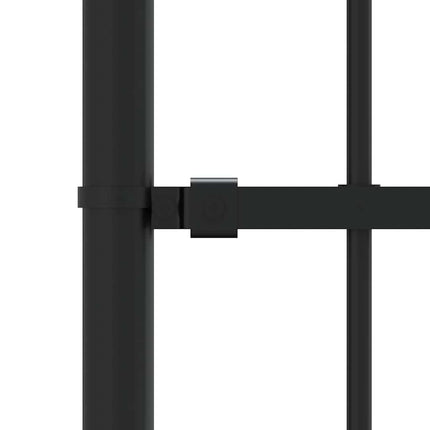 havehegn Woerden med spydtop sort 240x175 cm stål