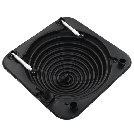 soldrevne poolvarmere 5 stk. 75x75x36 cm HDPE aluminium