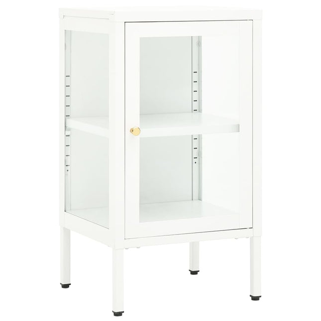 skænk 38x35x70 cm metal og glas