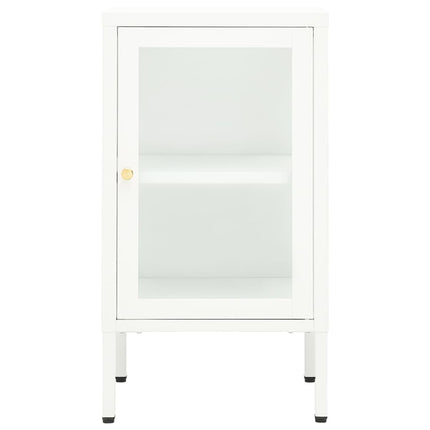 skænk 38x35x70 cm metal og glas