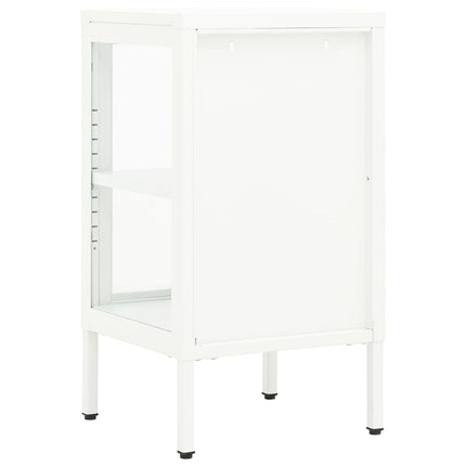 skænk 38x35x70 cm metal og glas