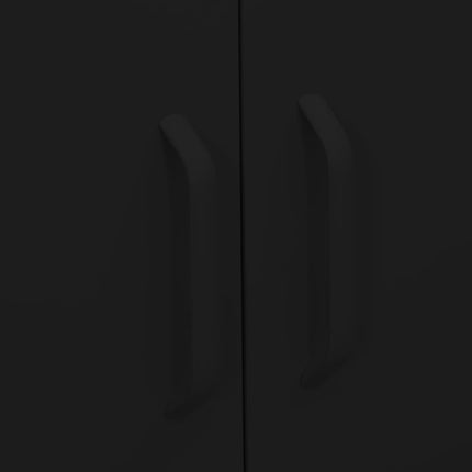 opbevaringsskab 80x35x101,5 cm stål sort