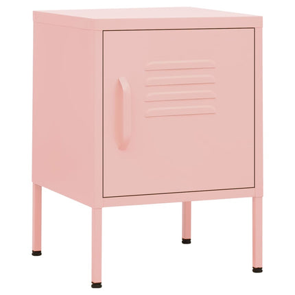 natbord 35x35x51 cm stål pink