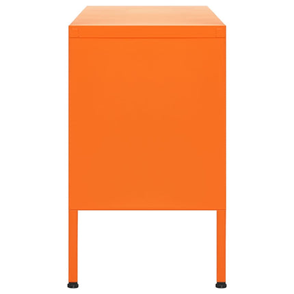 tv-skab 105x35x50 cm stål Orange