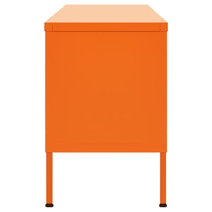tv-skab 105x35x50 cm stål Orange