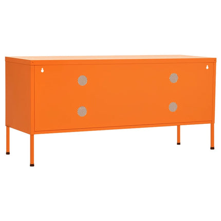 tv-skab 105x35x50 cm stål Orange