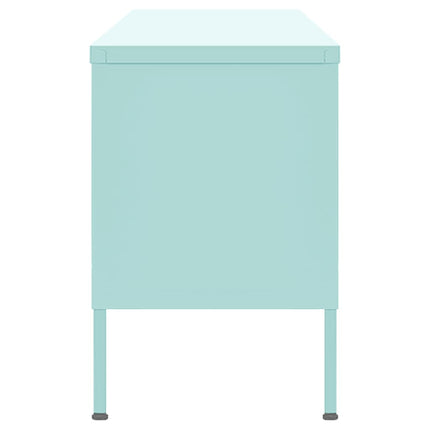 tv-skab 105x35x50 cm stål Mintgrøn