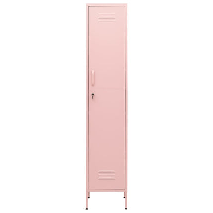 skab 35x46x180 cm stål pink
