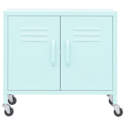 opbevaringsskab 60x35x56 cm stål mintgrøn