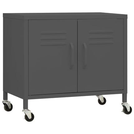 opbevaringsskab 60x35x56 cm stål antracitgrå