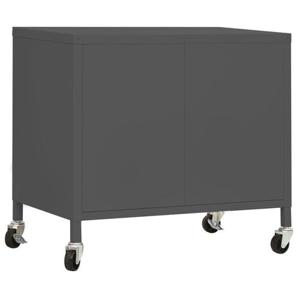opbevaringsskab 60x35x56 cm stål antracitgrå