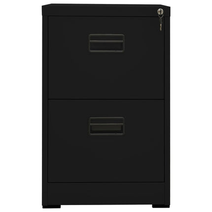 arkivskab 46x62x72,5 cm stål sort