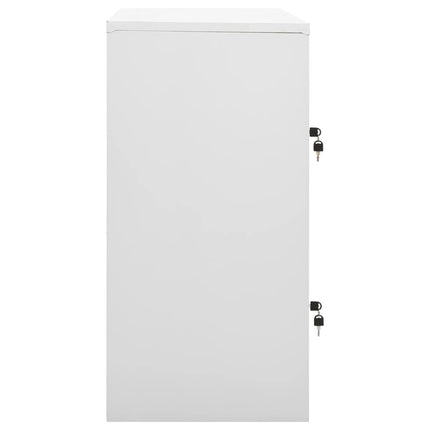 skab 90x45x92,5 cm stål lysegrå