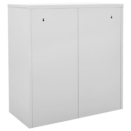 skab 90x45x92,5 cm stål lysegrå