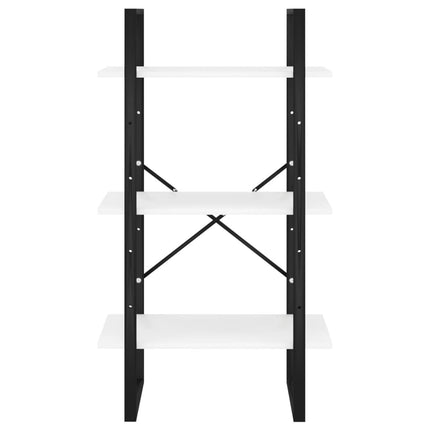 opbevaringsreol 60x30x105 cm konstrueret træ hvid