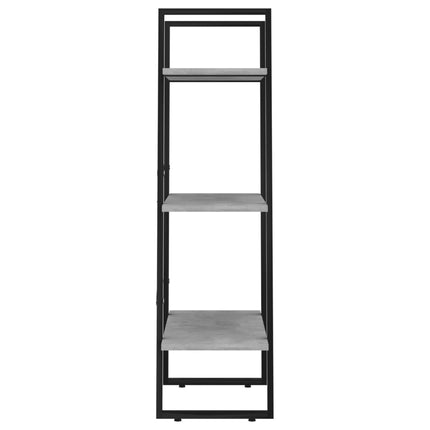 opbevaringsreol 60x30x105 cm konstrueret træ betongrå
