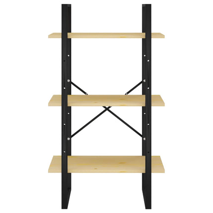 opbevaringsreol 60x30x105 cm massivt fyrretræ