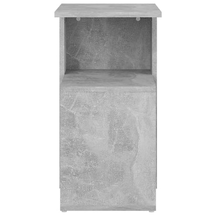 sidebord 36x30x56 cm konstrueret træ betongrå