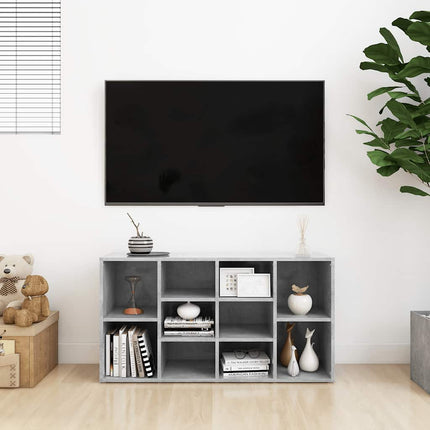 skobænk 103x30x55 cm konstrueret træ betongrå