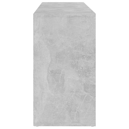 skobænk 103x30x55 cm konstrueret træ betongrå