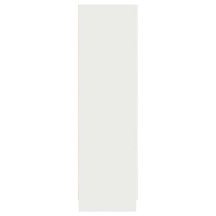 klædeskab 82,5x51,5x180 cm konstrueret træ hvid