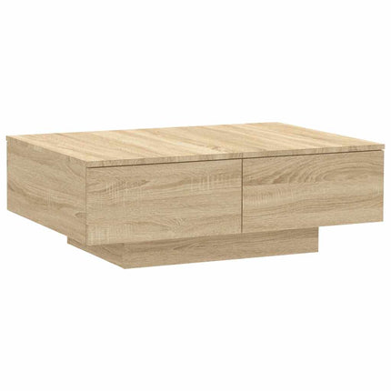 sofabord 90x60x31 cm konstrueret træ sonoma-eg