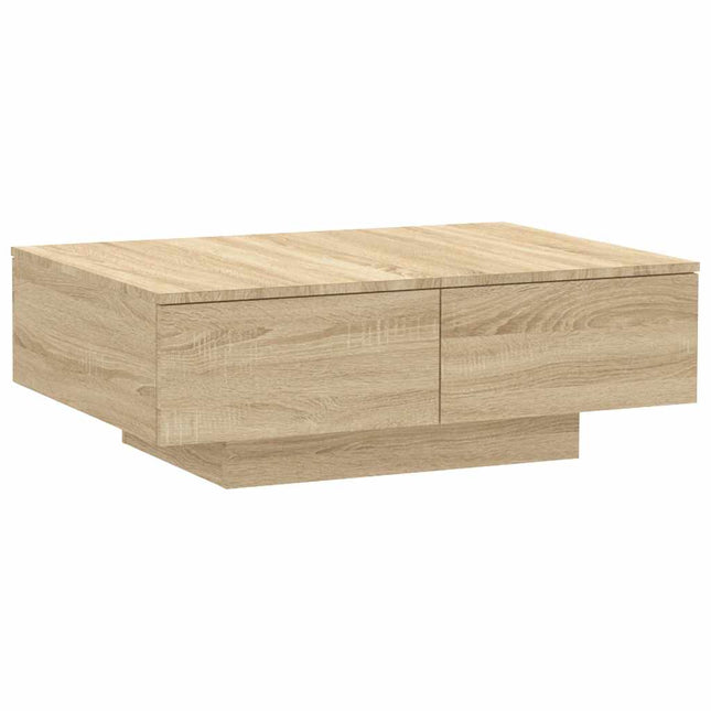 sofabord 90x60x31 cm konstrueret træ sonoma-eg