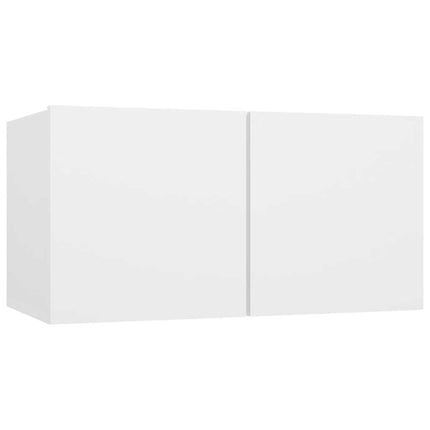 væghængt tv-skab 60x30x30 cm hvid