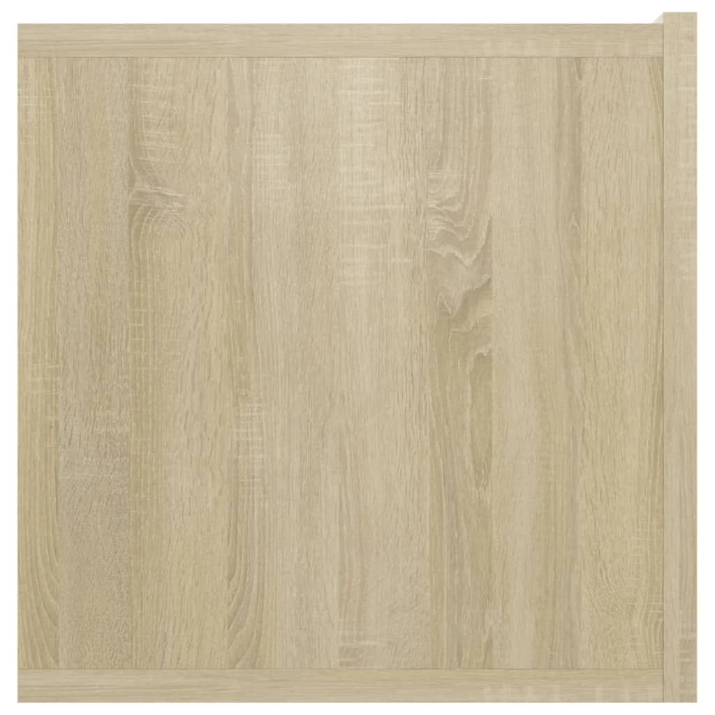 væghængte tv-skabe 2 stk. 60x30x30 cm sonoma-eg